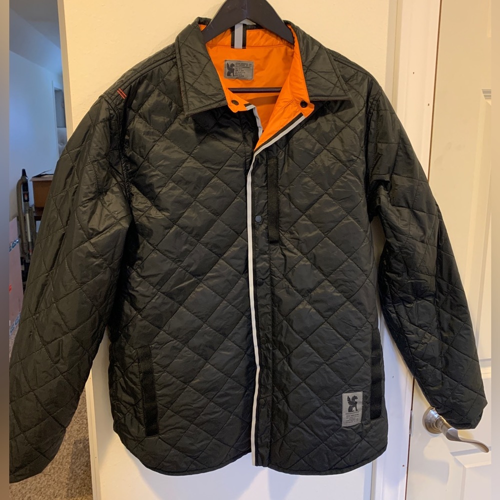 Chrome Reversible Commuter Puffy Jacket